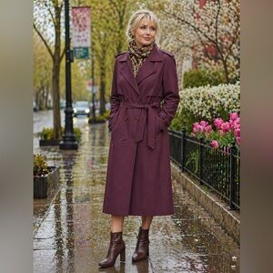 Vintage Luba Paris Trench Coat with Removable Lining
